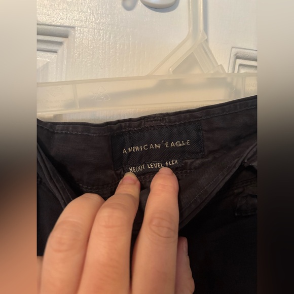 Black American Eagle Chino Pants - Picture 2 of 4